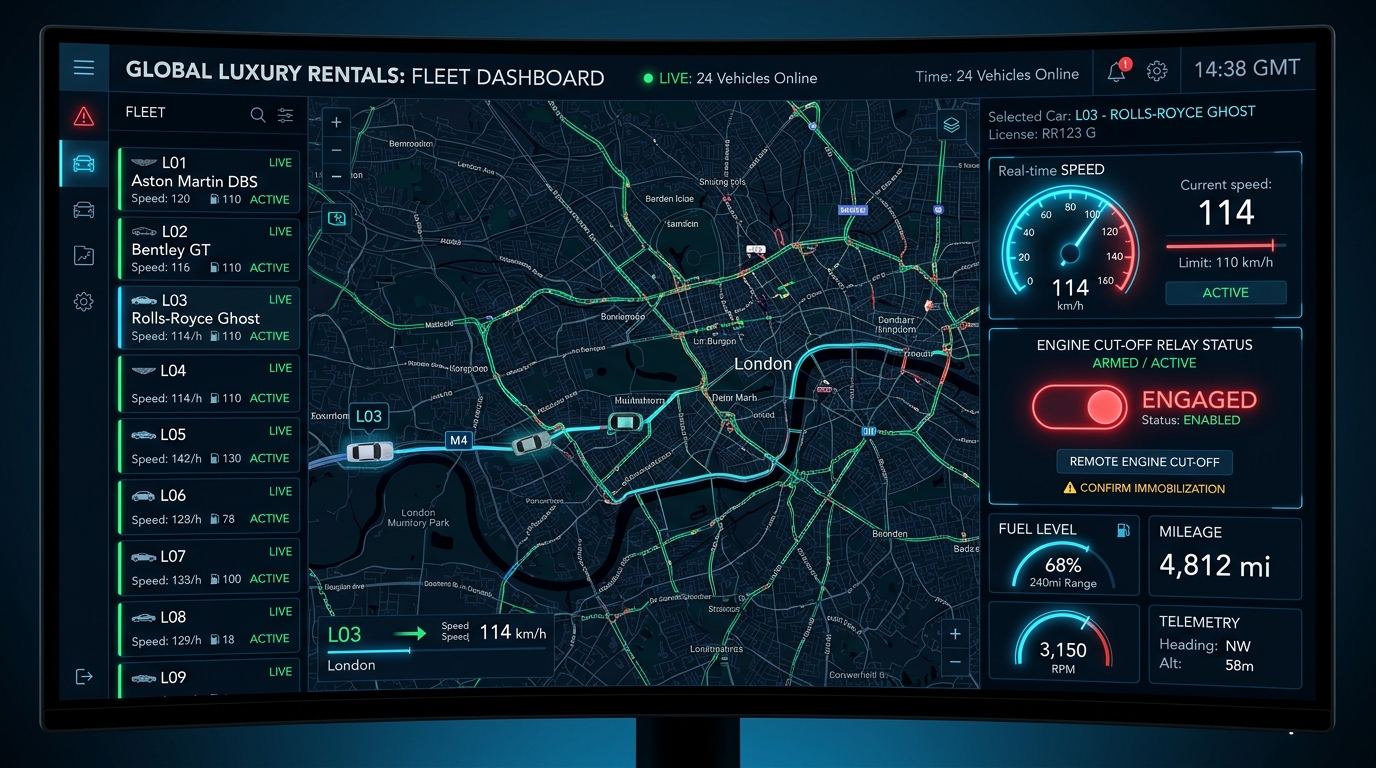 FleetAuto: Smart GPS Tracker & Remote Engine Cut-off