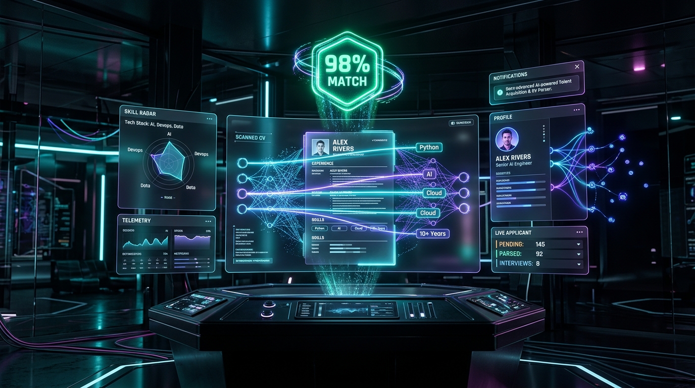 Sistem Otomasi Rekrutmen HRD & AI CV Parser